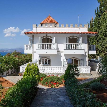 The Castle Panoramic Luxury Villa Evia Dhilesi Екстер'єр фото